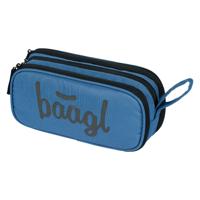 Baagl Student etui Oceaan Blauw 3-ritsen