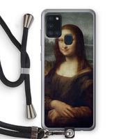 Mona Lisa: Samsung Galaxy A21s Transparant Hoesje met koord Mona Lisa: Samsung Galaxy A21s Transparant Hoesje met koord