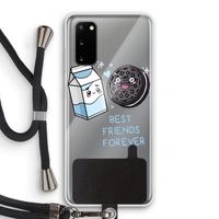 Best Friend Forever: Samsung Galaxy S20 Transparant Hoesje met koord