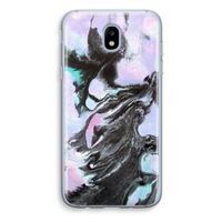 Pastel zwart: Samsung Galaxy J5 (2017) Transparant Hoesje