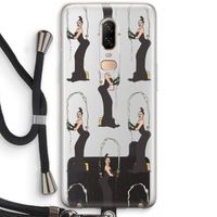 Pop Some Kim: OnePlus 6 Transparant Hoesje met koord