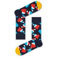 HAPPY SOCKS Happy Socks - Santa Love Smiley Multi Katoen Printjes Unisex