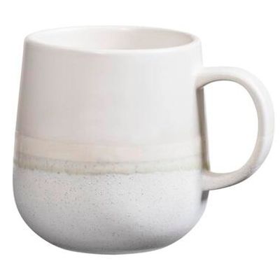 Mok met oor Pippa - Crème - Stoneware - 400 ml - Leen Bakker