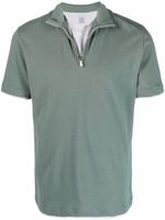 Eleventy polo à col zippé - Vert