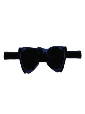 TOM FORD nœud papillon en velours - Bleu
