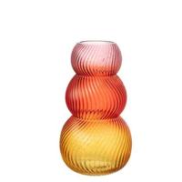 J-Line Vaas Aurora Glas Rood|Geel