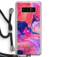 Earth And Ocean: Samsung Galaxy Note 8 Transparant Hoesje met koord