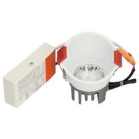 BM100-08 Rond vast wallwasher 8cm Wit