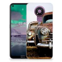 Nokia 3.4 | Siliconen hoesje | met foto Vintage Auto