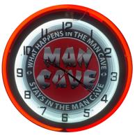 Man Cave Dubbele Neon Klok