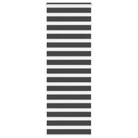 Zebra rolgordijn 90x230 cm stofbreedte 85,9 cm zwart