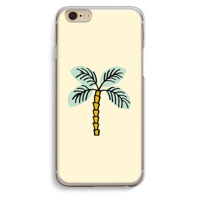 Palmboom: iPhone 6 / 6S Transparant Hoesje