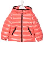 Moncler Enfant veste matelassée à capuche - Rose - thumbnail