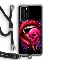 Dodelijk zoet: Huawei P40 Transparant Hoesje met koord