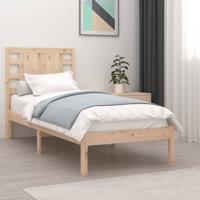 Bedframe zonder matras massief grenenhout 90x200 cm
