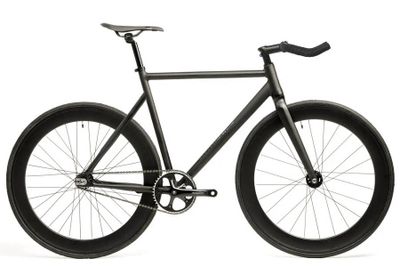 Santafixie Raval Fixie Fiets - Matte Black 60mm