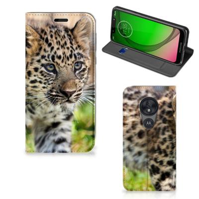 Motorola Moto G7 Play | Hoesje maken | Baby Luipaard