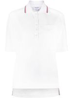 Thom Browne polo à rayures RWB - Blanc - thumbnail