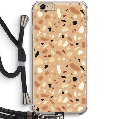 Terrazzo N°17: iPhone 6 / 6S Transparant Hoesje met koord
