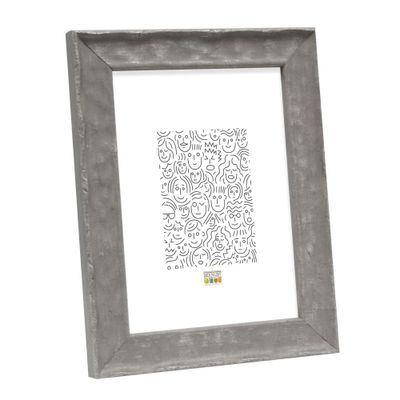 Deknudt Houten kader in grijs met golvende structuur 18x24 S46HF7