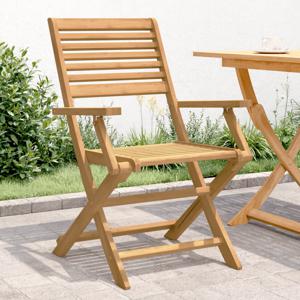 Tuinstoelen 4 st inklapbaar 54,5x61,5x86,5 cm acaciahout