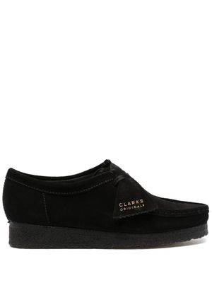 Clarks chaussures Wallabee en daim - Noir