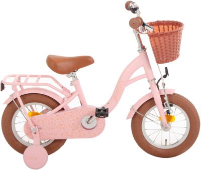 AMIGO Fairy 12 Inch Meisjes Terugtraprem Zalmroze
