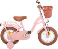 AMIGO Fairy 12 Inch Meisjes Terugtraprem Zalmroze