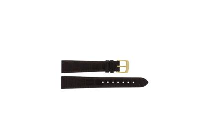 Horlogeband Tissot T600013013 Leder Bruin 15mm