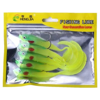 HENGJIA SO050-1 5 dlg 11cm / 16g Luya vissen lokken vistuig zeebaars zachte vis met haak