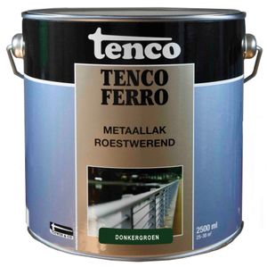Ferro donkergroen 2,5l verf/beits - tenco