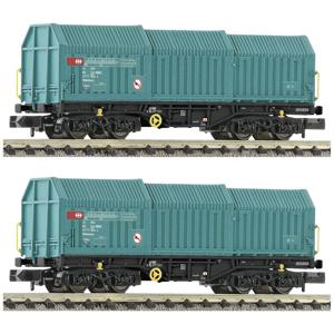 Fleischmann 6660037 N set van 2 telescoopduimwagens van de SBB