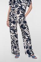 Geisha Pants Naive Flower 61141-26 Broek 675 Navy/off-white