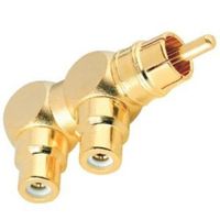 AudioQuest M22F-HRD tussenstuk voor kabels RCA 2 x RCA Goud - thumbnail