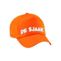 Cadeau pet/cap voor volwassenen - de Sjaak - oranje - vrijgezellenfeest - bruiloft/trouwen