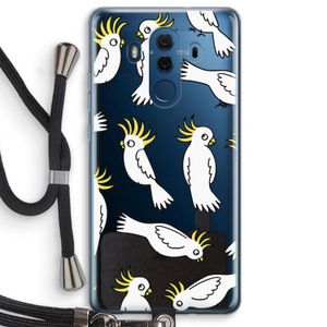 Papegaai: Huawei Mate 10 Pro Transparant Hoesje met koord