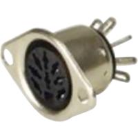 Hirschmann 930 343-200-1 DIN-connector Flensbus, contacten recht Aantal polen: 7 Zilver 1 stuk(s)