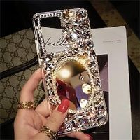 telefoon hoesje Voor Samsung Galaxy S24 S23 S22 PlusUltra A54 A34 A14 A73 A53 A33 Opmerking 20 10 Achterkant Spiegel Schokbestendig Kristal Diamant TPU Lightinthebox