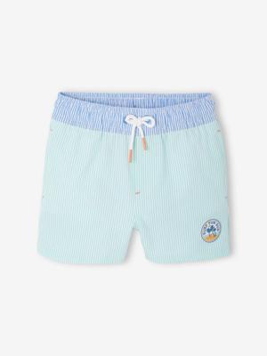 Zwemshort voor jongens blauwgroen