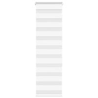 VidaXL Zebra rolgordijn 45x150 cm stofbreedte 40,9 cm polyester wit