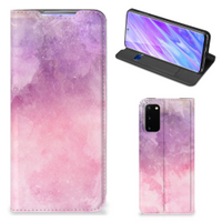 Bookcase Samsung Galaxy S20 Pink Purple Paint