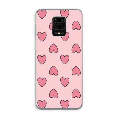 Ondersteboven verliefd: Xiaomi Redmi Note 9 Pro Transparant Hoesje