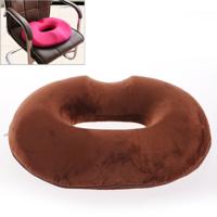 Office verdikking Crystal Velvet hip anti-aambeien kussen grootte: 45x41x7cm (koffie)