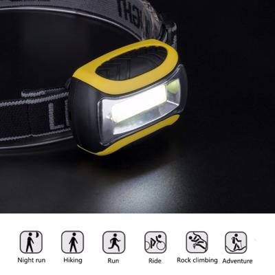 Buiten hoofd lamp COB LED koplamp zaklamp 3 modus hoofd licht koplamp Linterna frontale fakkel voor fiets visserij licht