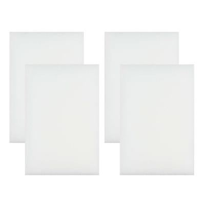 Benson Wonderspons - 4x stuks - wit - 12 cm - melamine - schoonmaken met water
