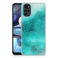 Smartphone hoesje Motorola Moto G22 Painting Blue