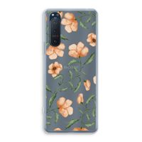 Peachy flowers: Sony Xperia 5 II Transparant Hoesje Peachy flowers: Sony Xperia 5 II Transparant Hoesje
