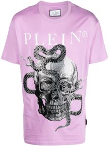 Philipp Plein t-shirt à imprimé Snake - Violet