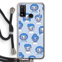 Gezichtjes: Huawei P Smart (2020) Transparant Hoesje met koord