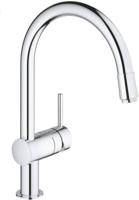 Grohe Minta keukenkraan met mousseur chroom